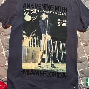 Brand new Vintage Concert Graphic Tee - Charcoal NWOT